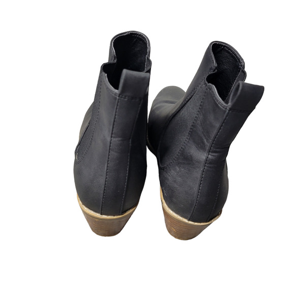 Roolee Faux Leather Ankle Bootie Black Boots Women's US 10 - Picture 7 of 10